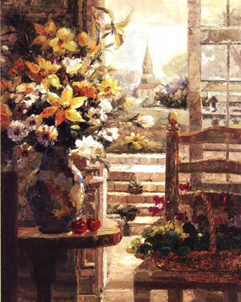 Framed Jan's Bouquet Print