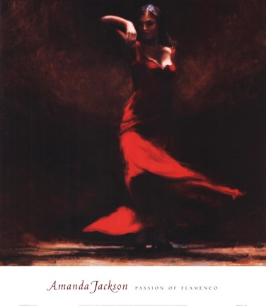 Framed Passion Of Flamenco Print
