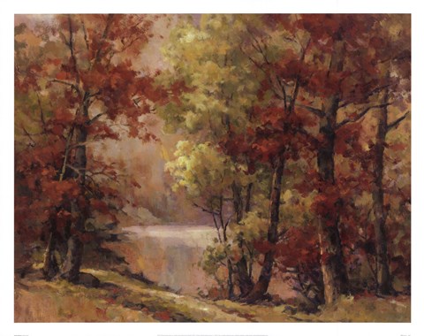 Framed Serene Retreat Print