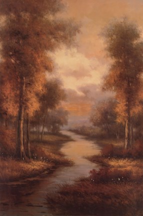 Framed Fall Creek Print