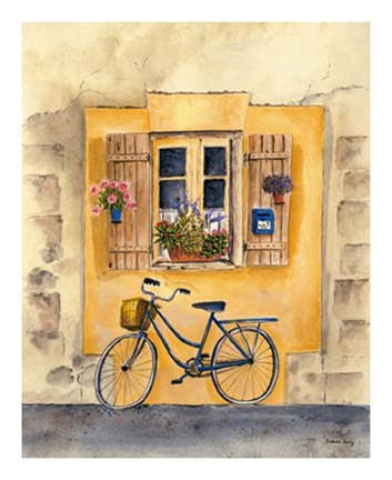 Framed French Bicycle II Print
