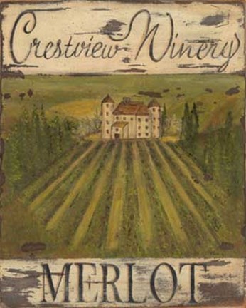 Framed Crestview Winery Print