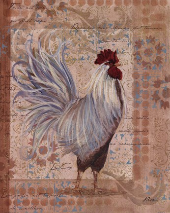 Framed Provence Rooster Print