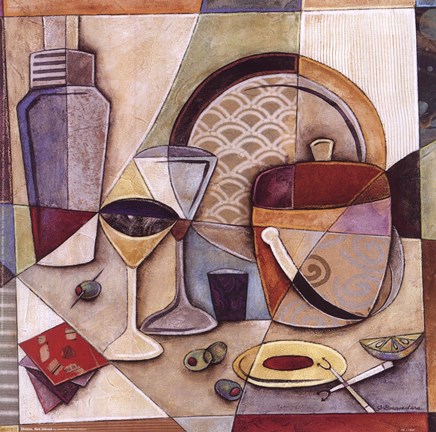 Framed Shaken, Not Stirred Print