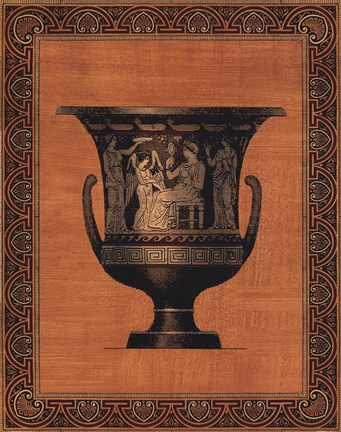 Framed Grecian Urn I Print