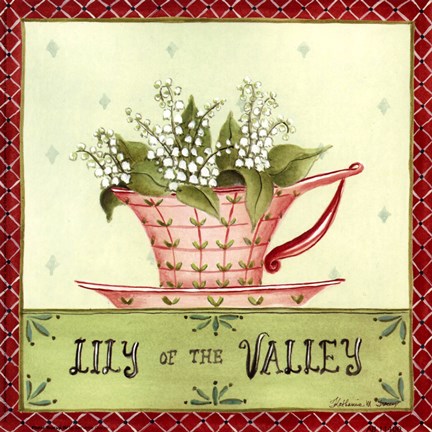 Framed Floral Teacup IV Print