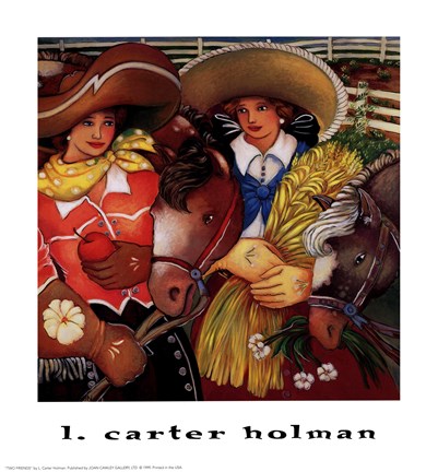 Framed Two Friends Print