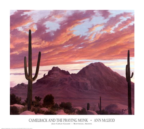 Framed Camelback And The Praying Monk Print