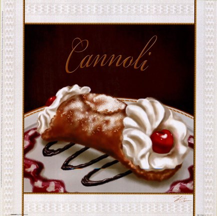 Framed Cannoli Print