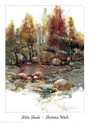 Framed Autumn Wash Print