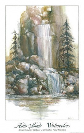 Framed Tranquil Flow Print