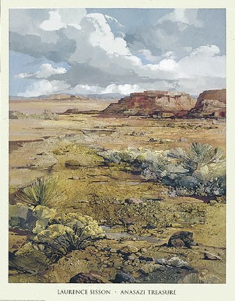 Framed Anasazi Treasure Print