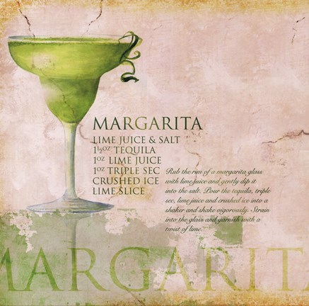 Framed Margarita Print