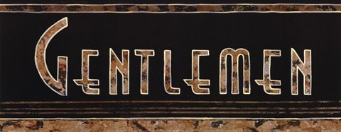 Framed Gentlemen Print