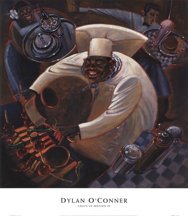 Framed Chefs in Motion IV Print