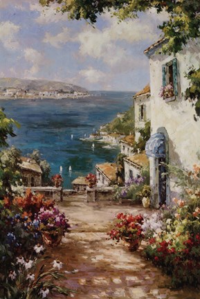 Framed Citta Del Mare Print