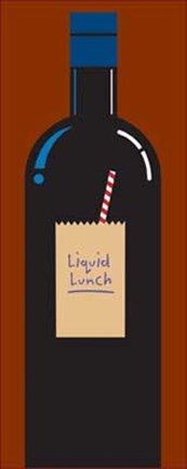 Framed Liquid Lunch Print