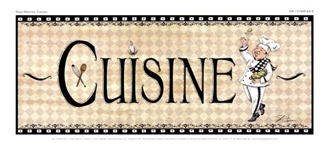 Framed Cuisine Print