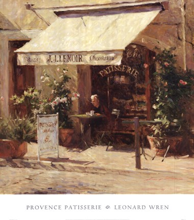 Framed Provence Patisserie Print