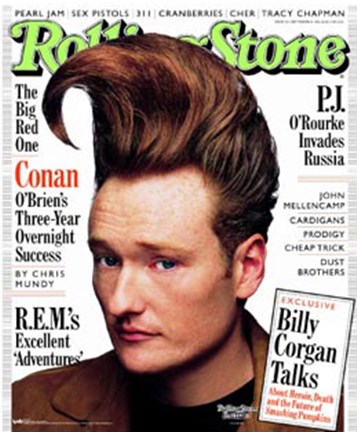 Framed Rolling Stone - Conan O'Brien Print
