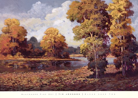 Framed Clear Lake II Print