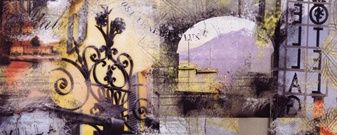 Framed Villa Italia Print
