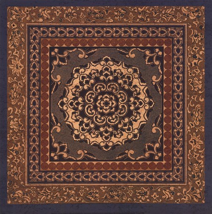 Framed Medallion I Print