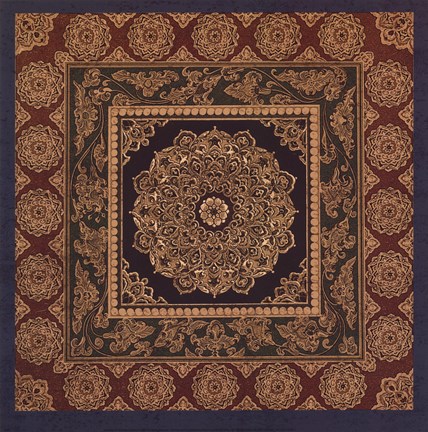 Framed Medallion III Print