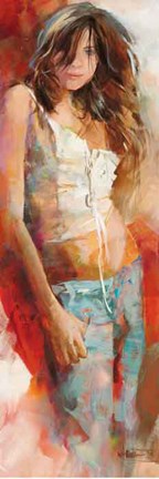 Framed Playful II Print