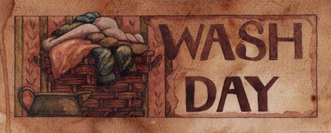 Framed Wash Day Print