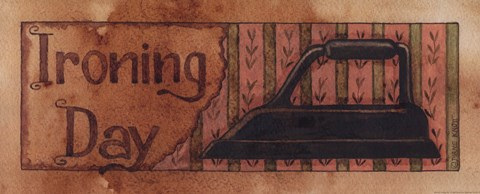 Framed Ironing Day Print
