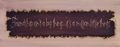 Framed Friendship Print