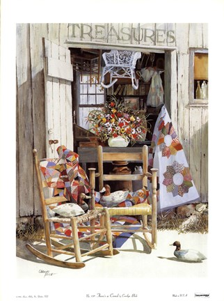 Framed Three's A Crowd Print