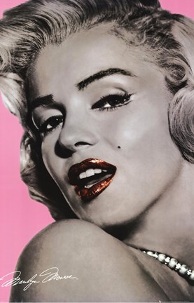 Framed Marilyn Monroe - Lips Print