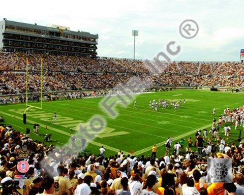 Framed Bright House Networks Stadium 2007 University of Central Florida Knights Print