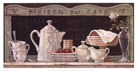 Framed Maison Du Cafe Print