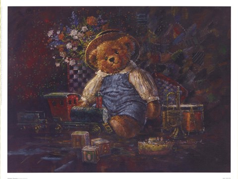 Framed Christmas Treasures Print