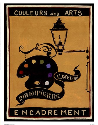 Framed Couleurs Des Arts Print