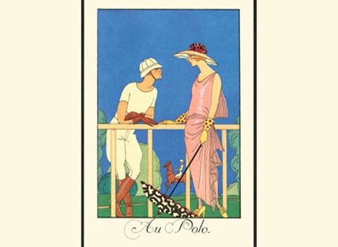 Framed Au Polo Print