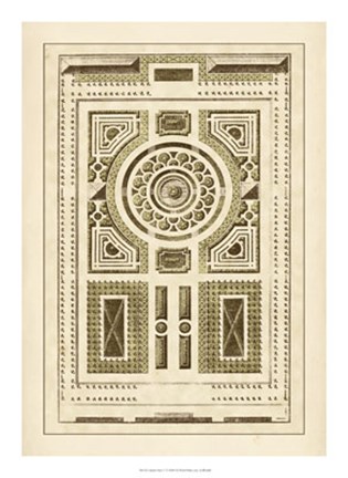 Framed Garden Maze V Print