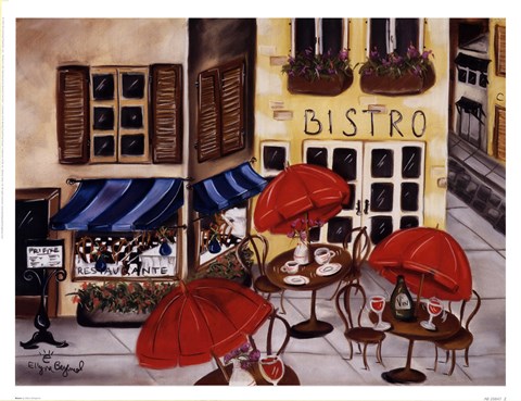 Framed Bistro Print