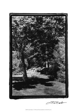 Framed Garden Hideaway I Print