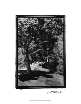 Framed Garden Hideaway I Print