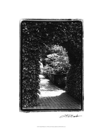 Framed Garden Hideaway IV Print