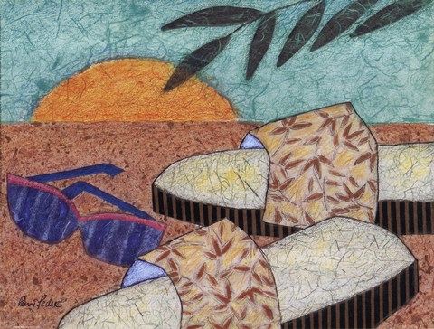 Framed Kickin' Back I Print