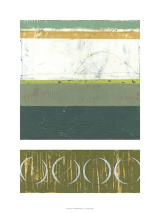 Framed Precipice I Print