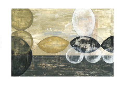 Framed Half Moon I Print