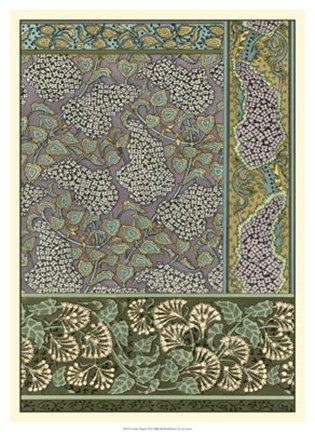 Framed Garden Tapestry III Print