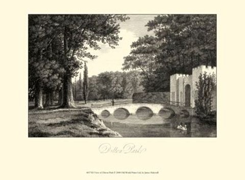 Framed View of Ditton Park Print