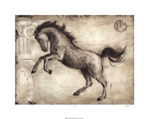Framed Roman Horse II Print